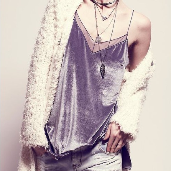 Free People Velvet Tank Top - Picture 3 of 5